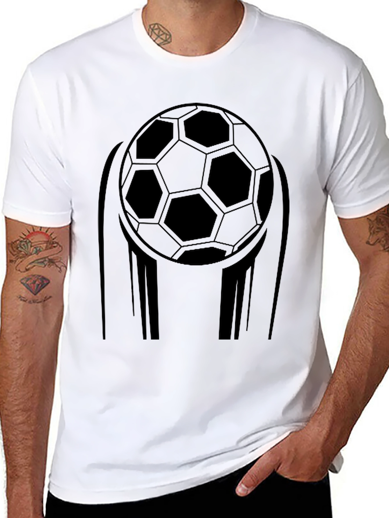 Soccer Ball Graphic T-Shirt
