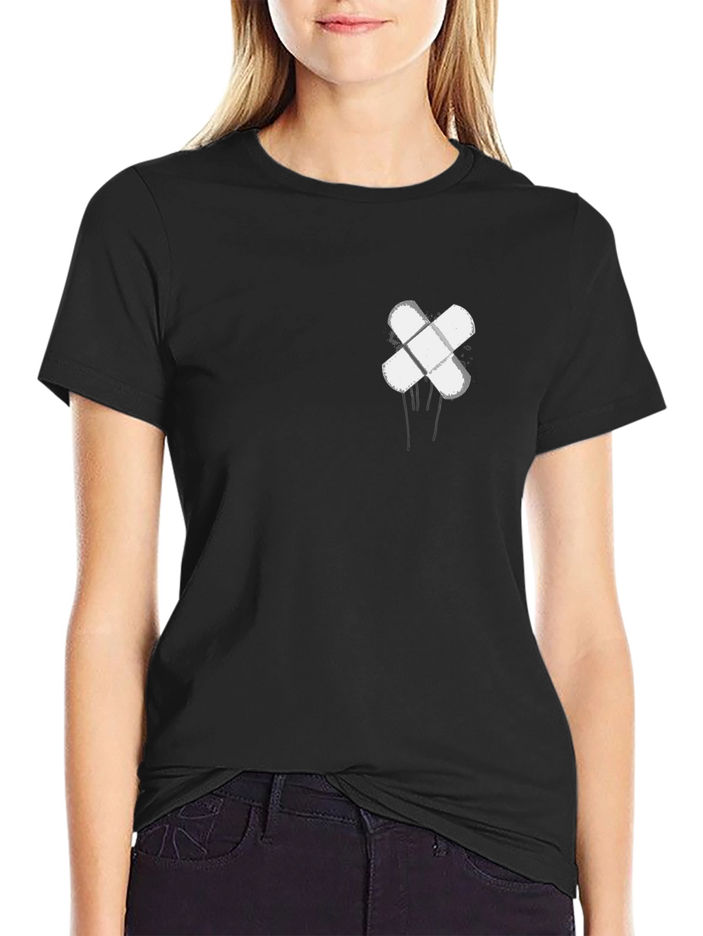 Graphic Tee - Plaster Cross Design