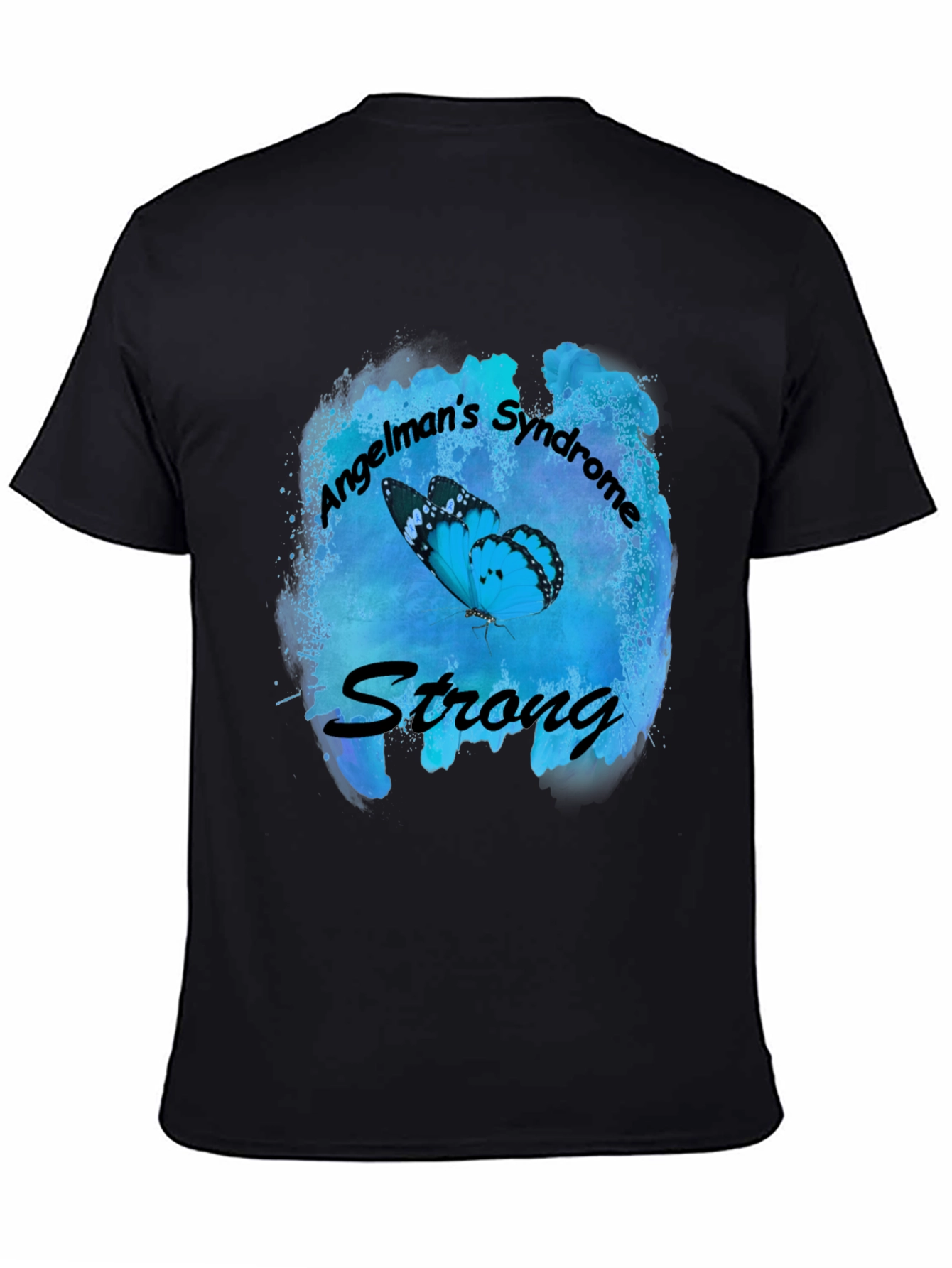 Angelmans Syndrome Strong Butterfly T-Shirt