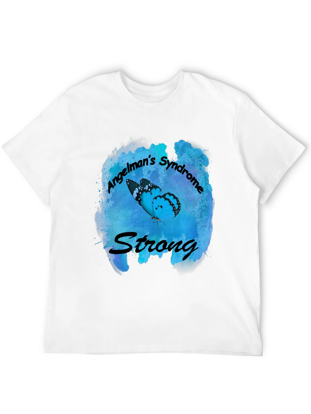 Angelmans Syndrome Strong Butterfly T-Shirt