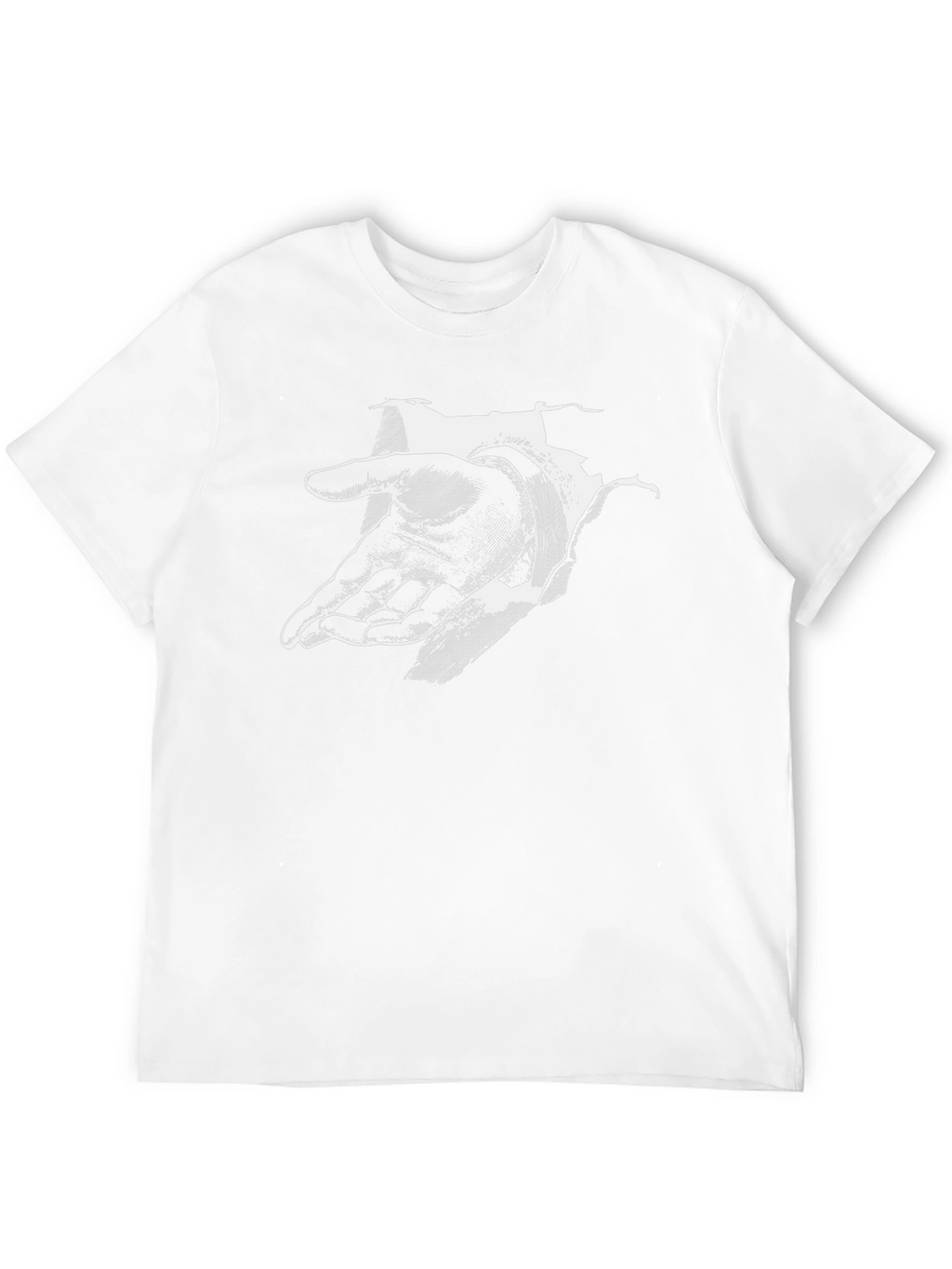 Reach Out Graphic Tee - Black Cotton Comfort