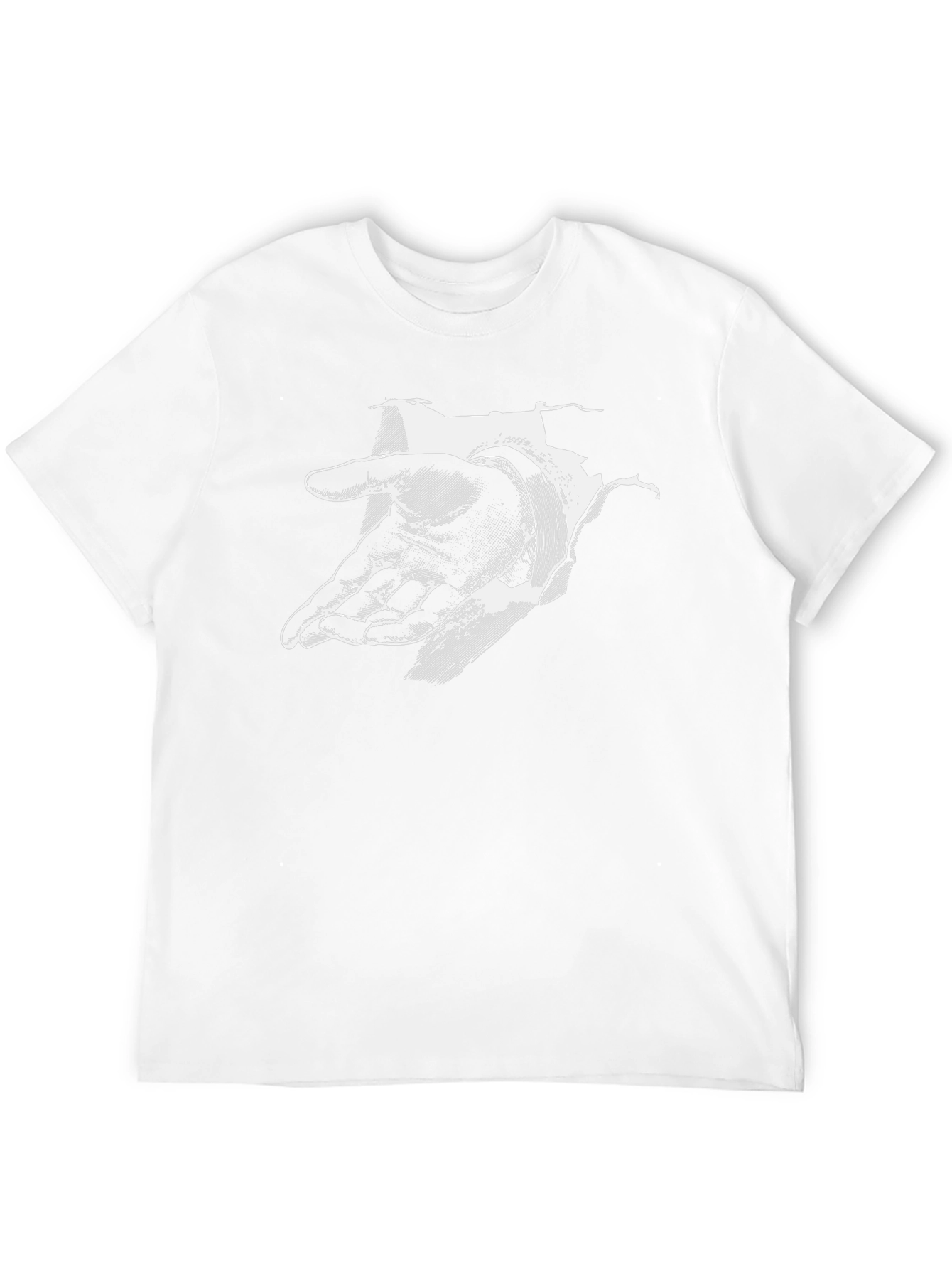 Reach Out Graphic Tee - Black Cotton Comfort