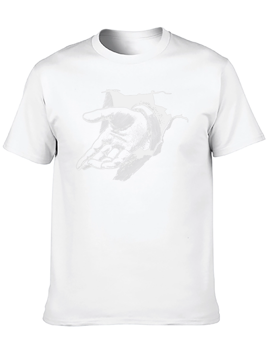 Reach Out Graphic Tee - Black Cotton Comfort