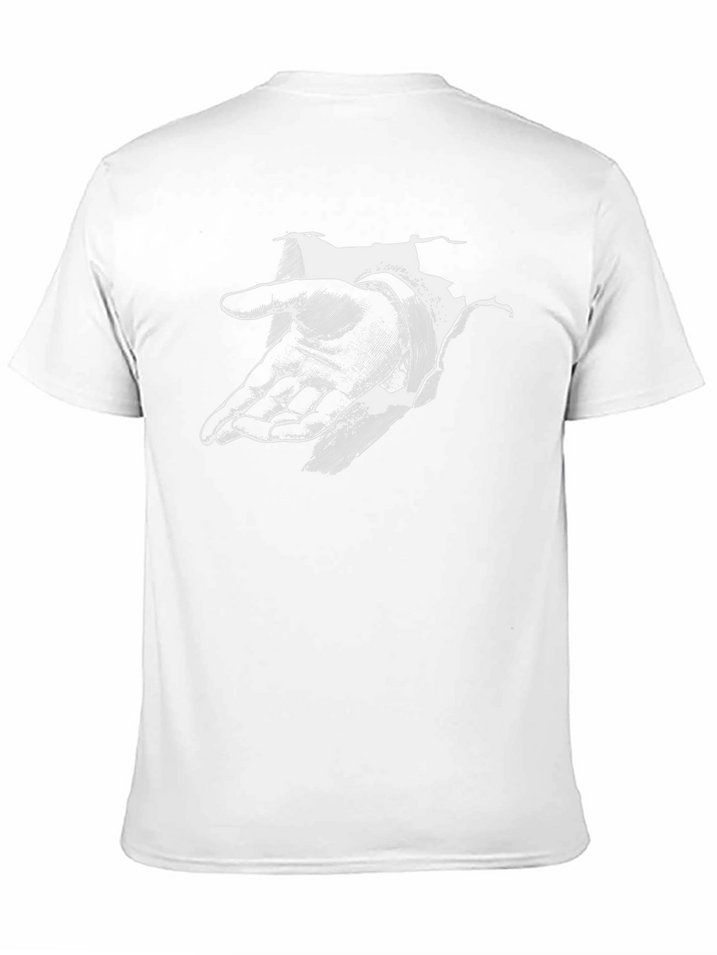 Reach Out Graphic Tee - Black Cotton Comfort
