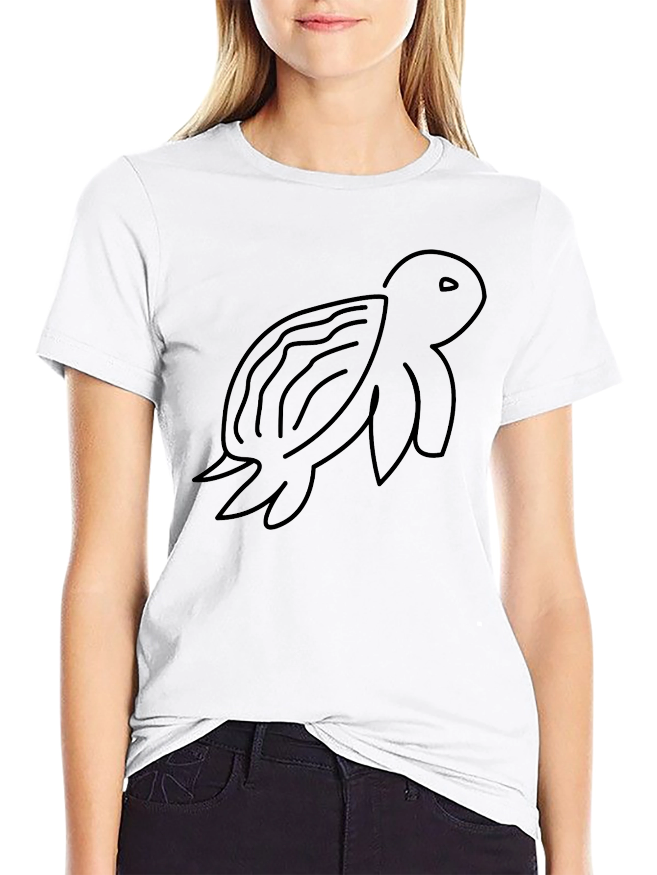 Black Turtle Graphic Tee