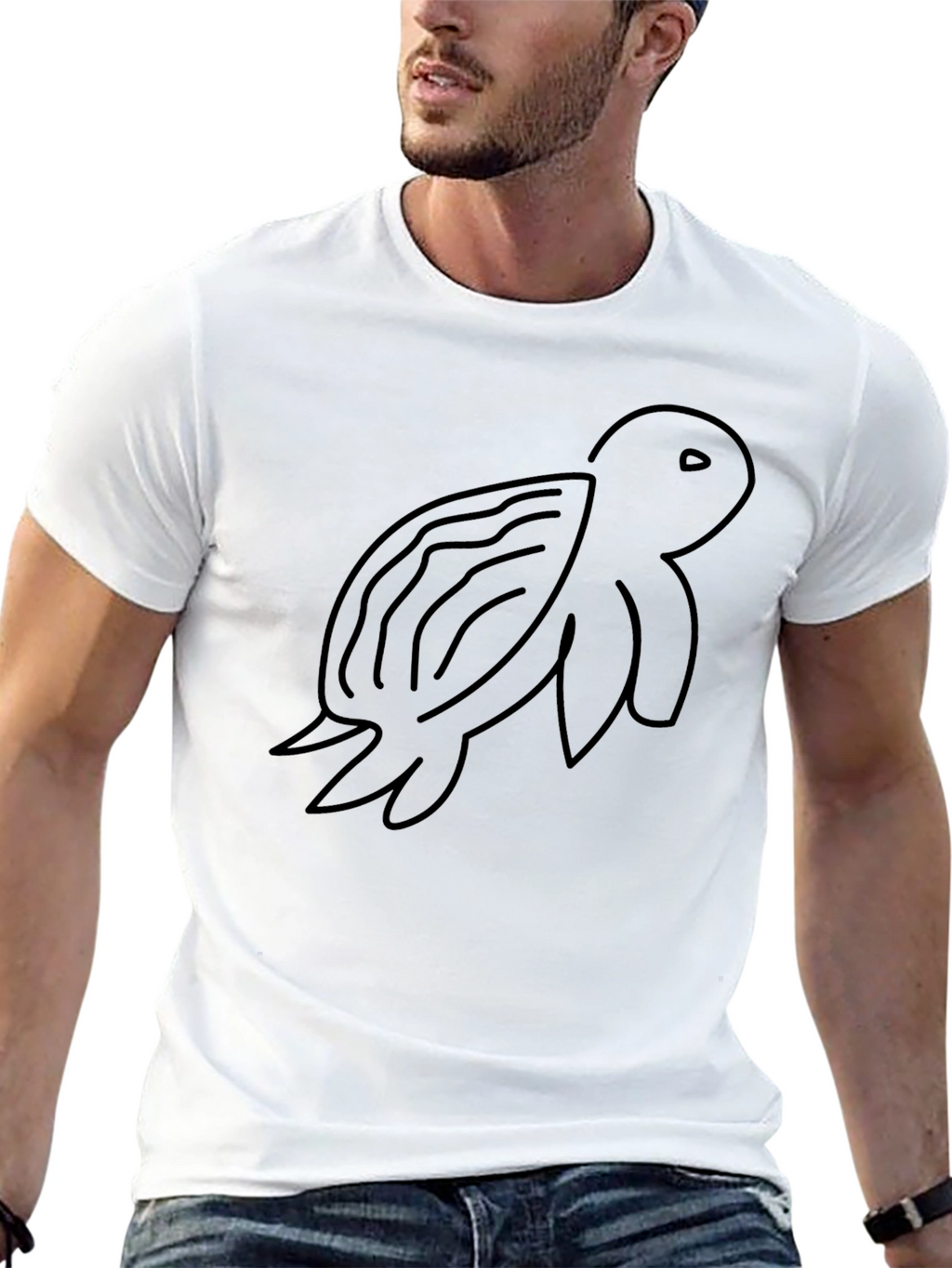 Black Turtle Graphic Tee
