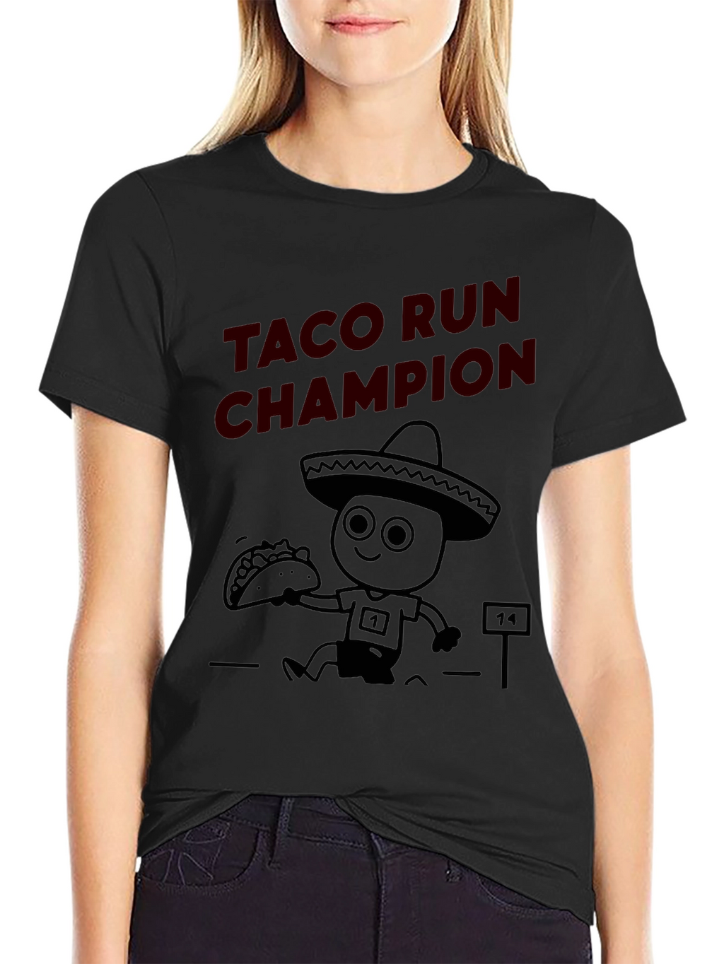 Taco Run Champion Graphic T-Shirt