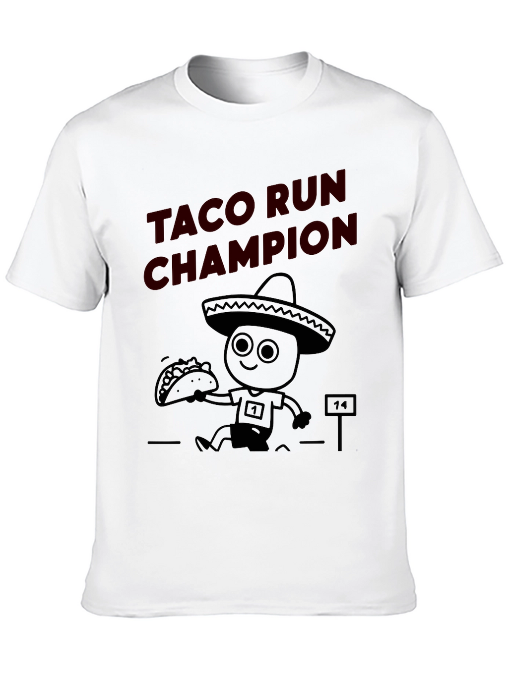 Taco Run Champion Graphic T-Shirt