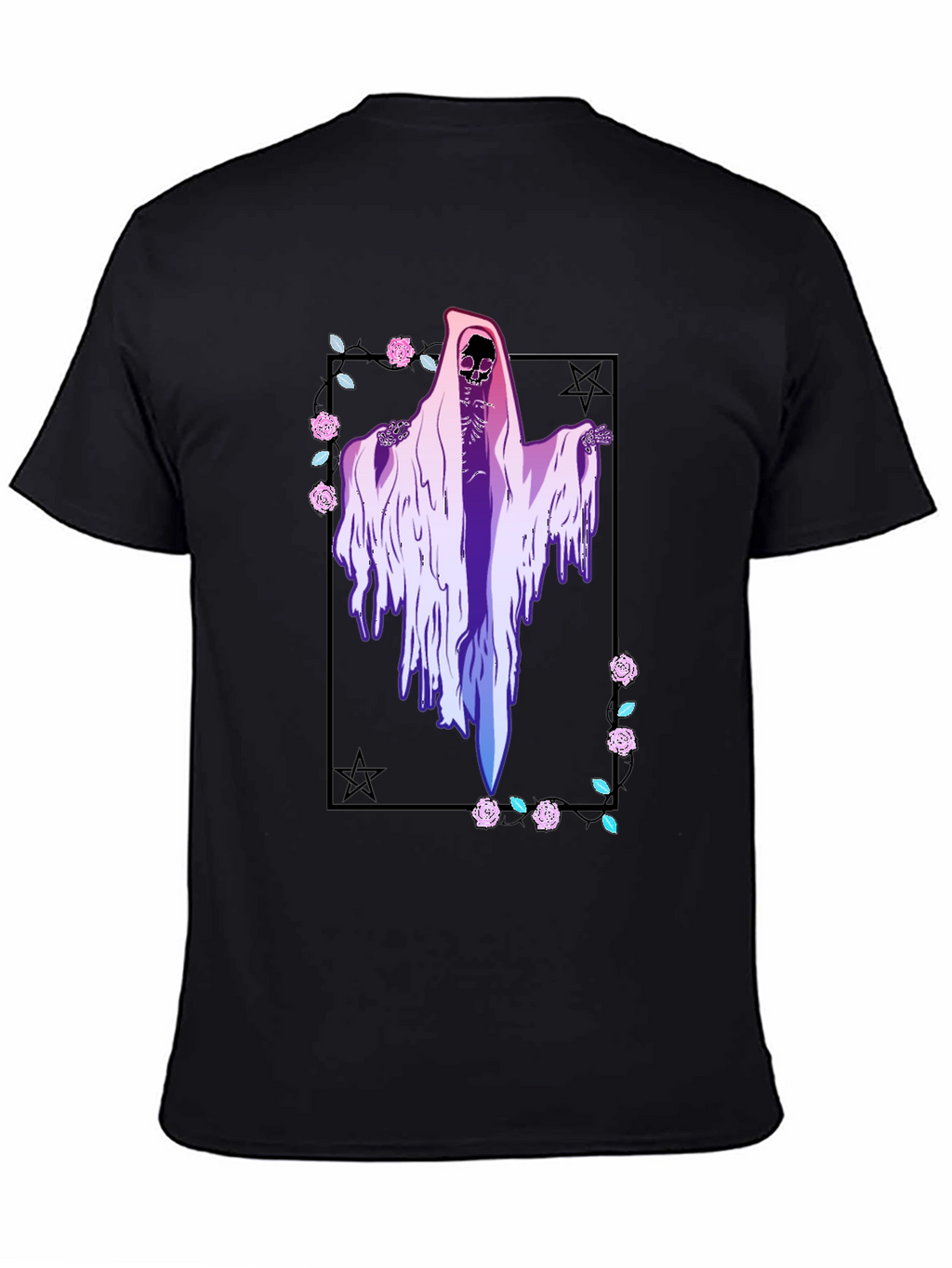 Grim Reaper T-Shirt - Vaporwave Aesthetic