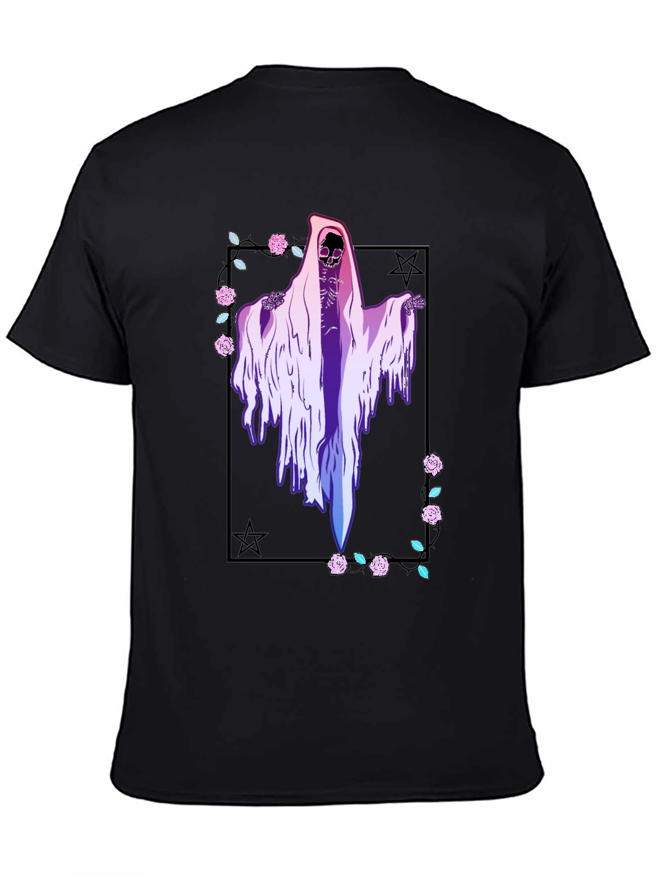 Grim Reaper T-Shirt - Vaporwave Aesthetic