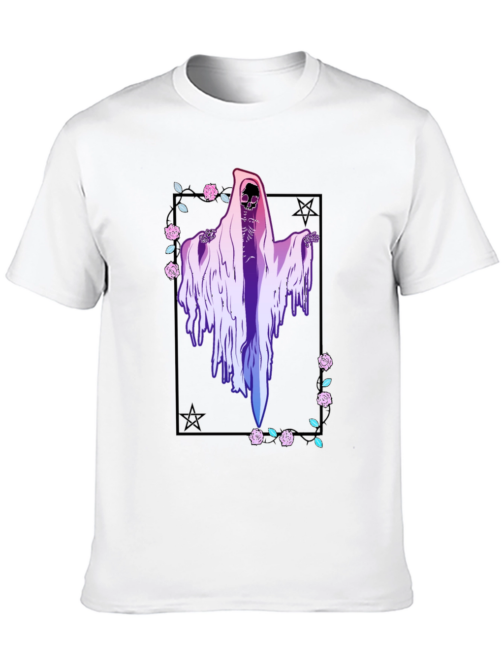Grim Reaper T-Shirt - Vaporwave Aesthetic