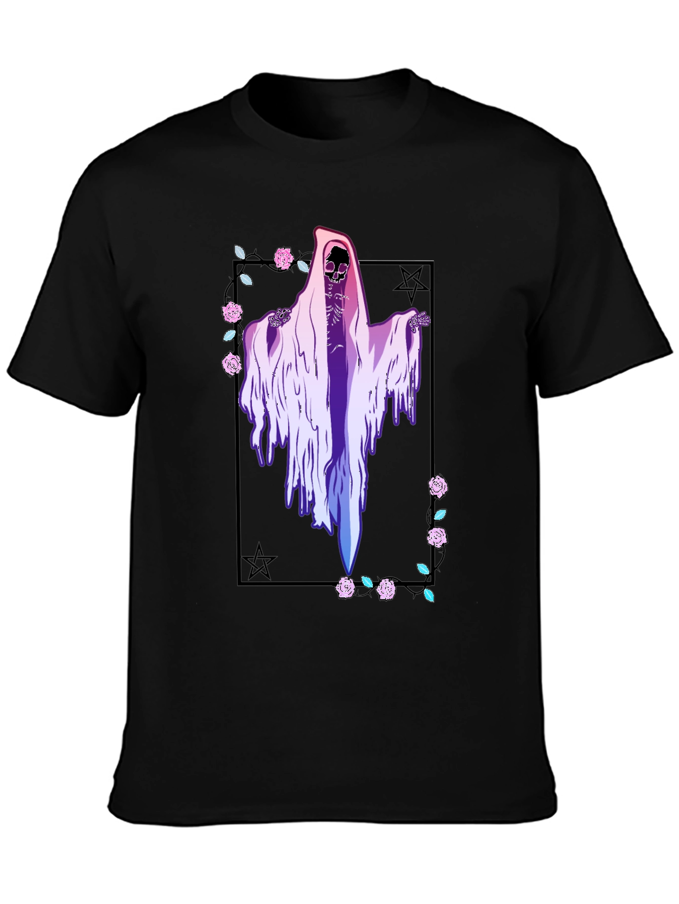 Grim Reaper T-Shirt - Vaporwave Aesthetic
