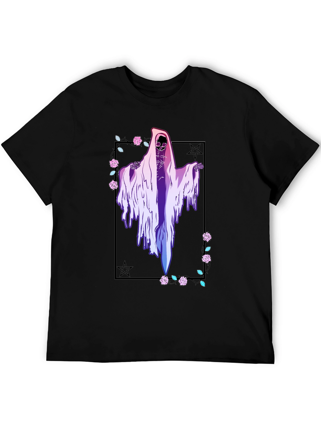 Grim Reaper T-Shirt - Vaporwave Aesthetic