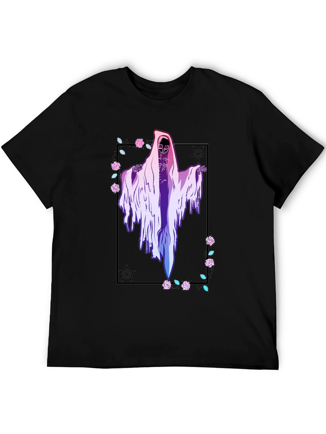 Grim Reaper T-Shirt - Vaporwave Aesthetic