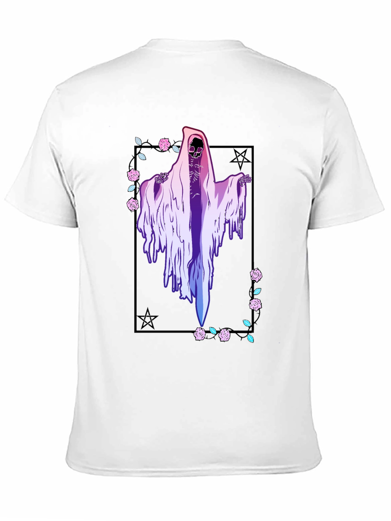 Grim Reaper T-Shirt - Vaporwave Aesthetic