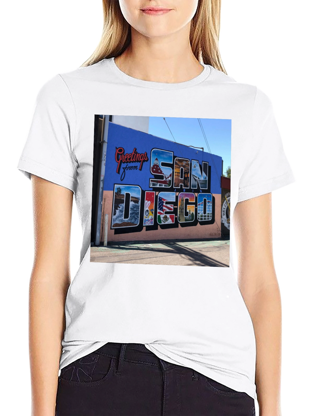 San Diego Greetings Graphic Tee - Black