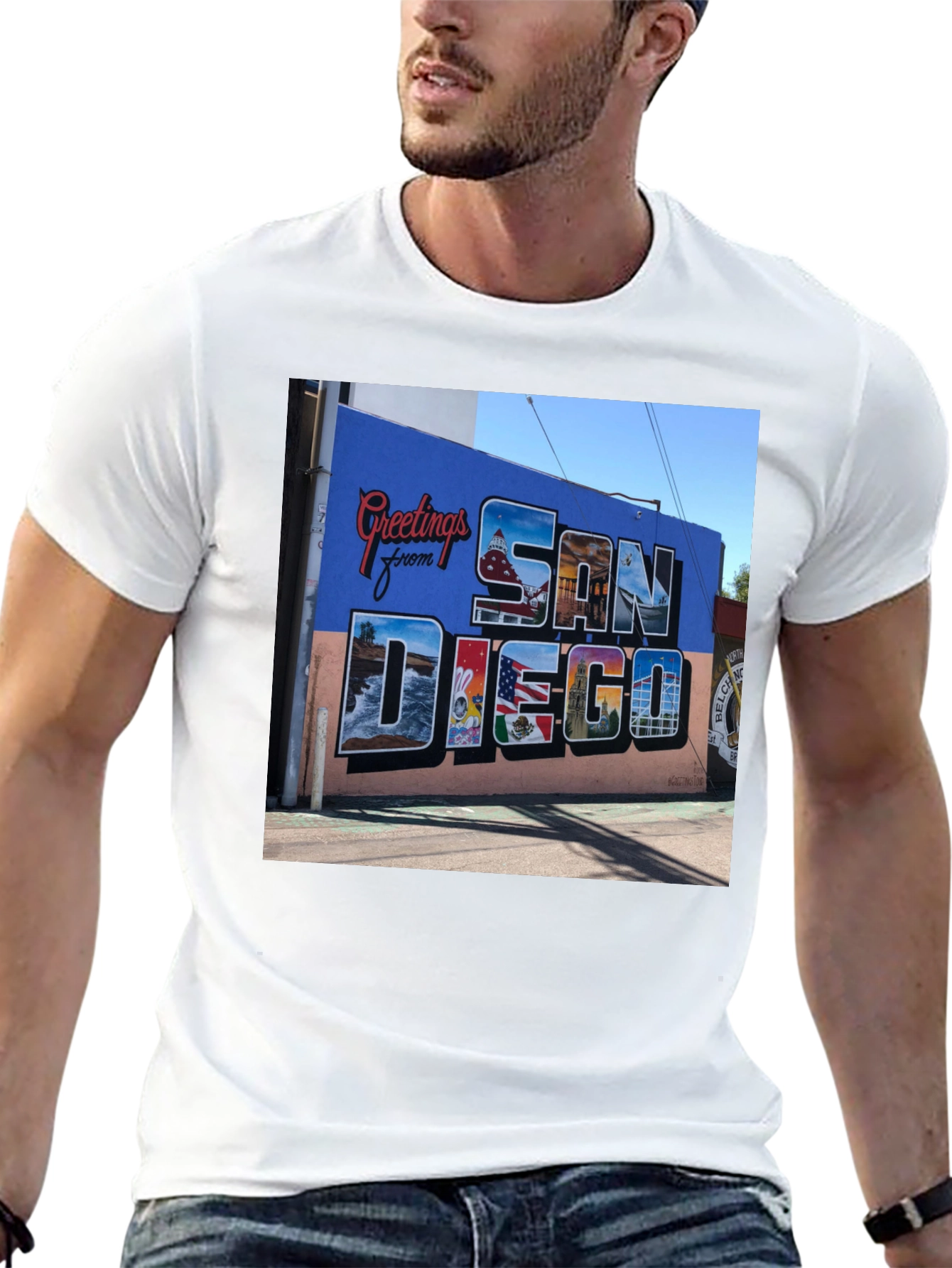 San Diego Greetings Graphic Tee - Black