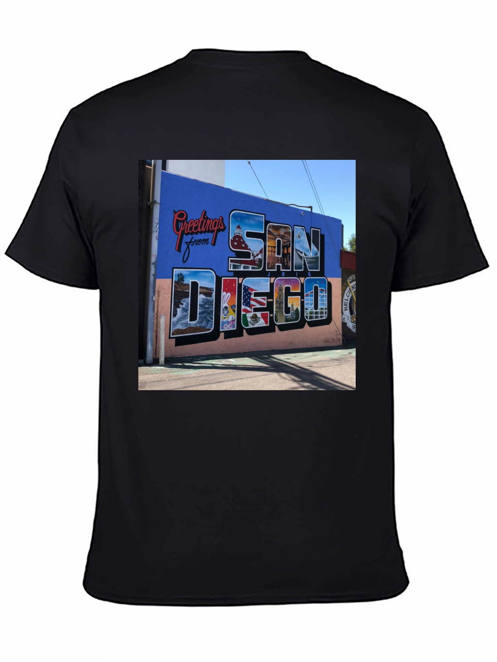 San Diego Greetings Graphic Tee - Black