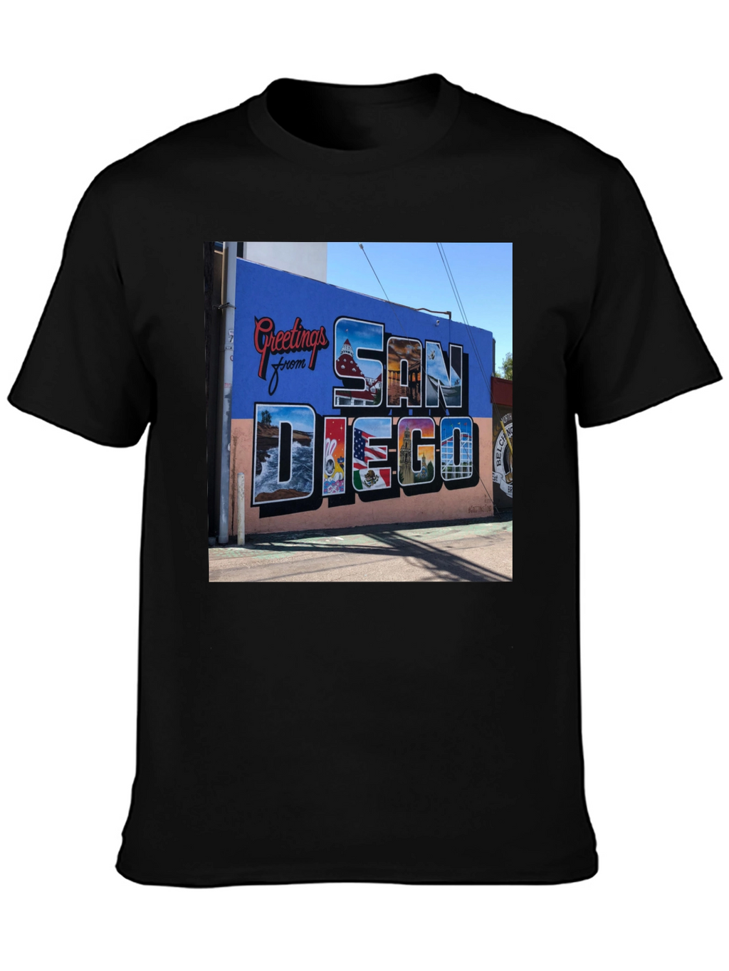San Diego Greetings Graphic Tee - Black
