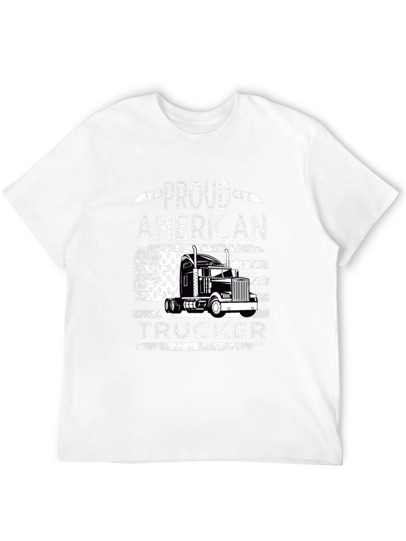 Proud American Trucker Graphic Tee