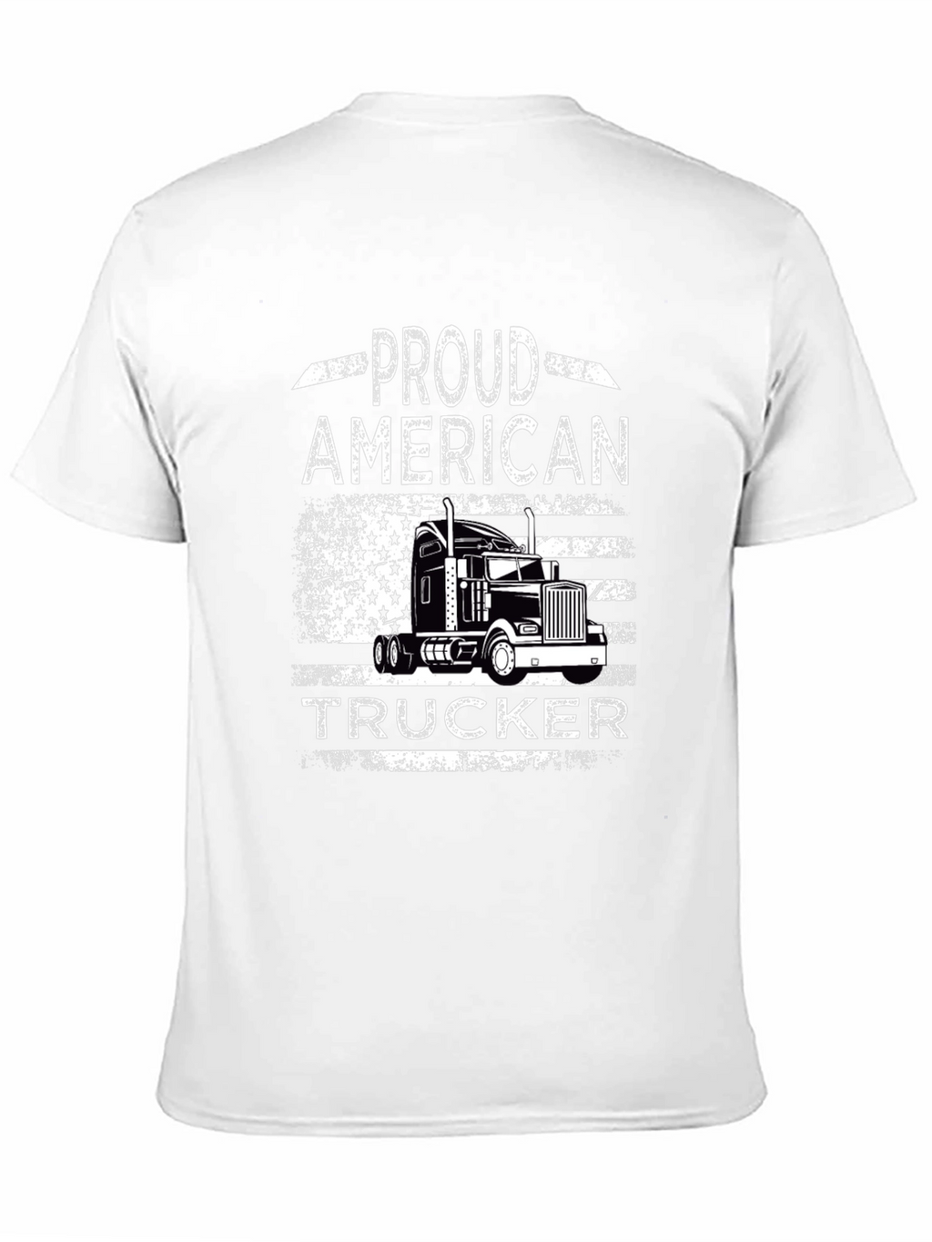 Proud American Trucker Graphic Tee