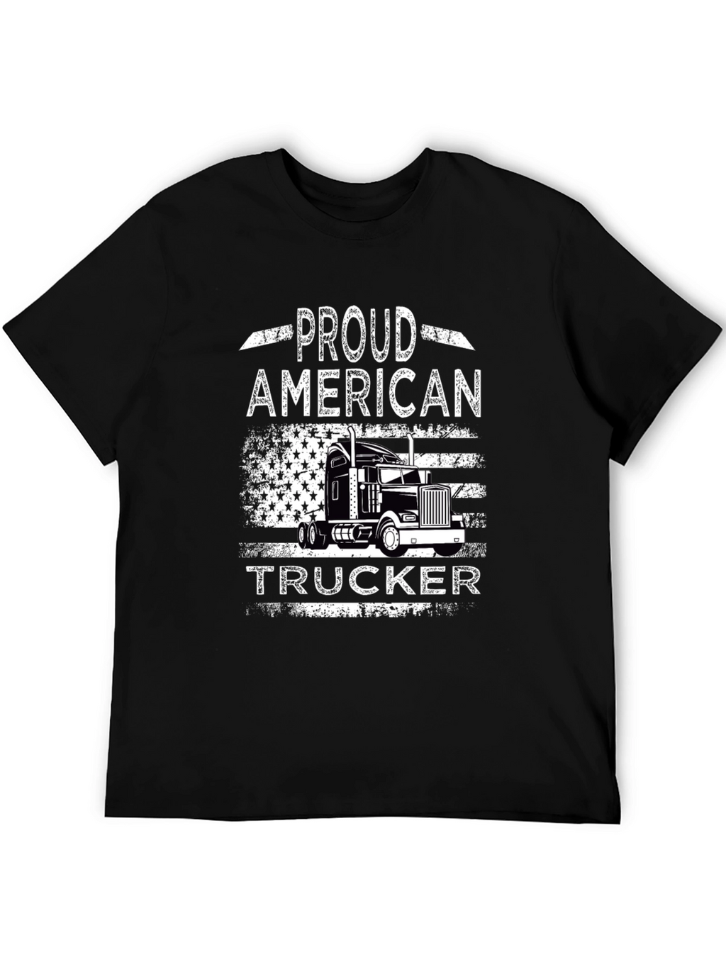 Proud American Trucker Graphic Tee