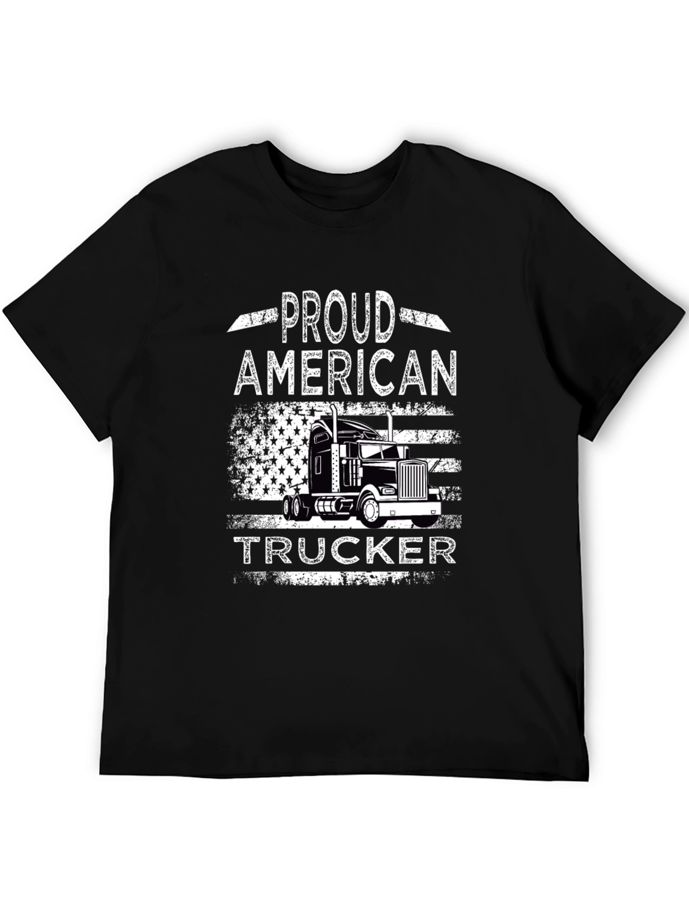 Proud American Trucker Graphic Tee