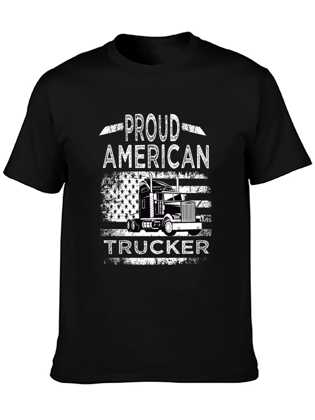 Proud American Trucker Graphic Tee