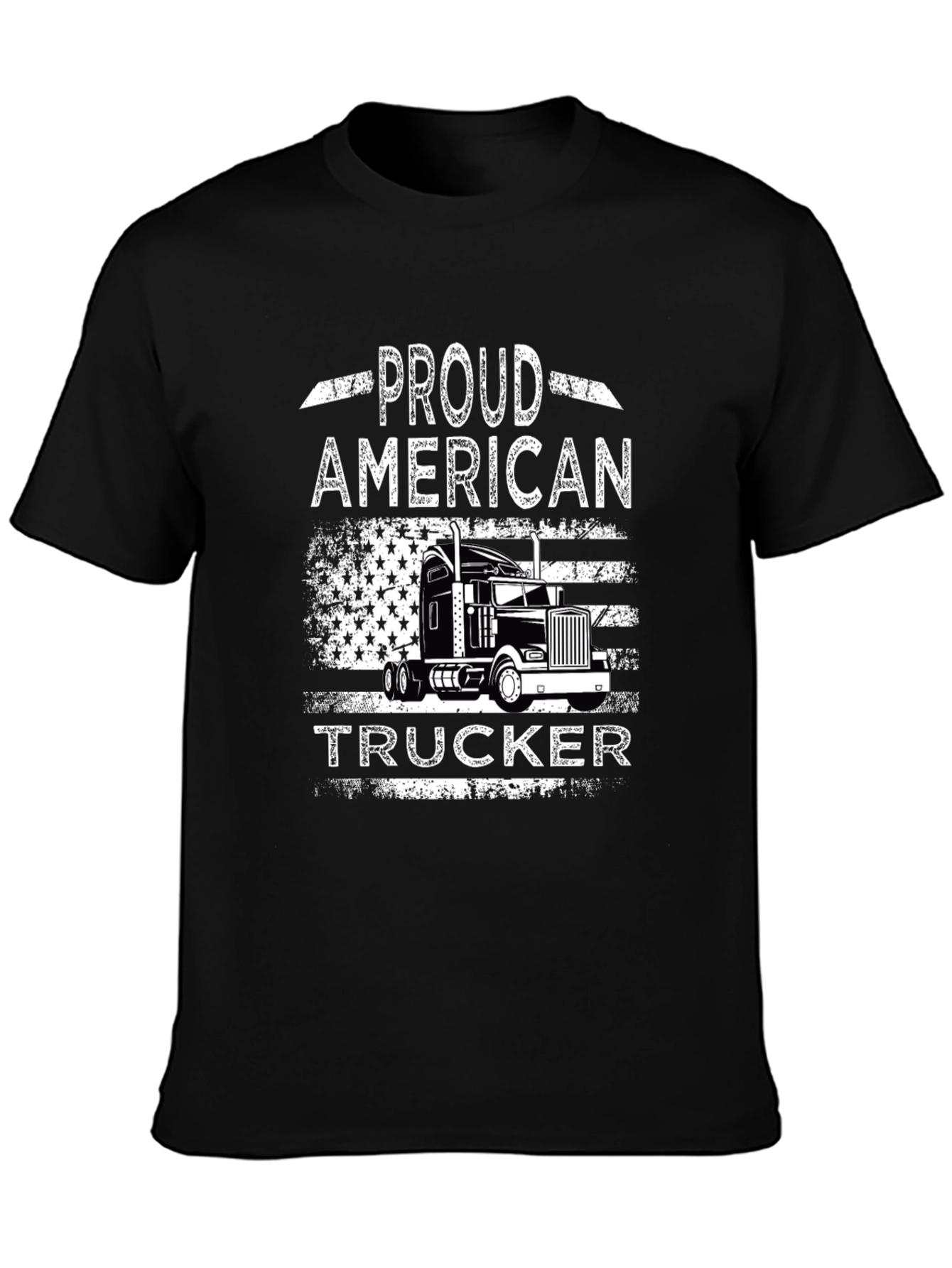 Proud American Trucker Graphic Tee