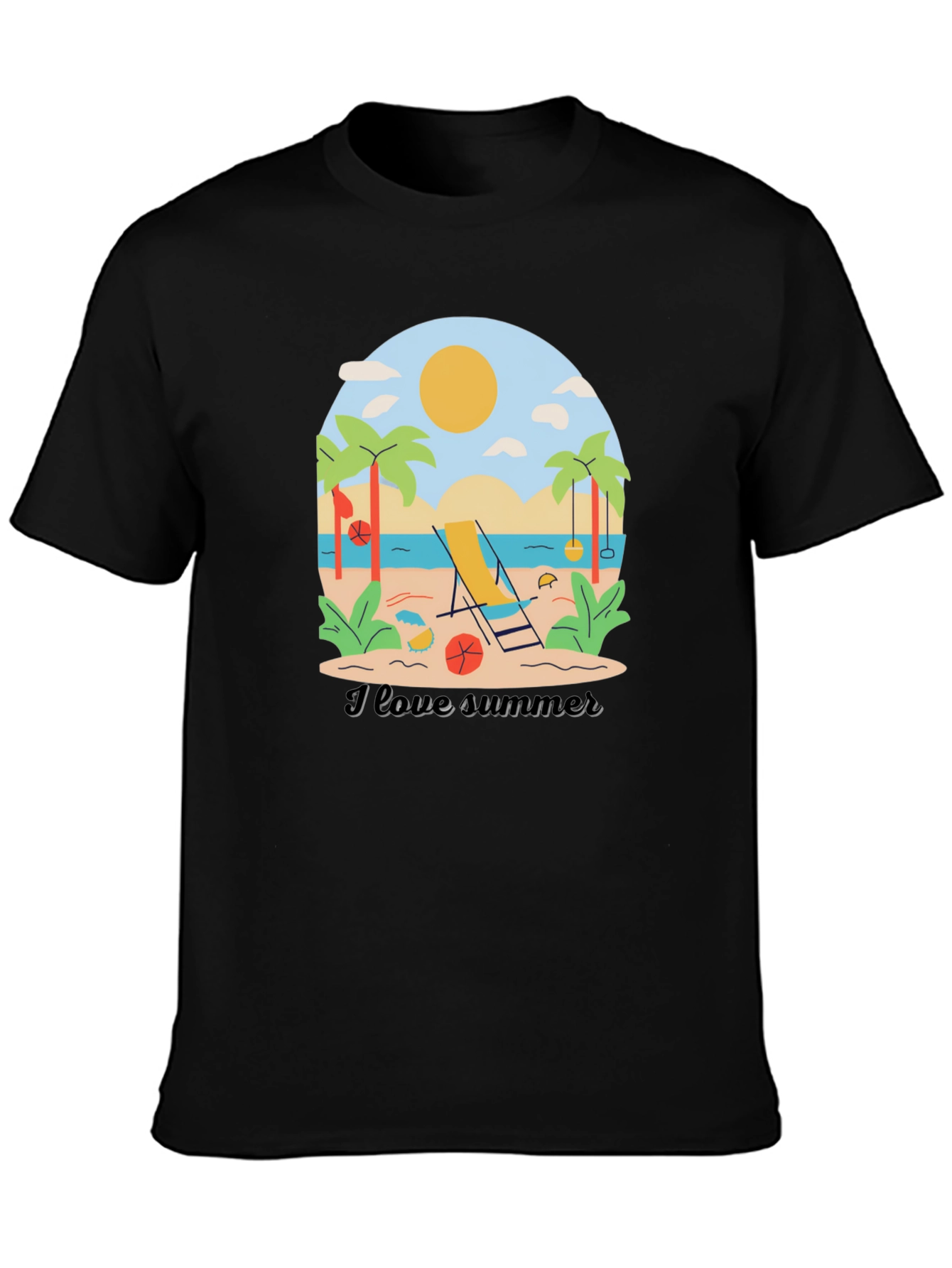 I Love Summer Graphic T-Shirt