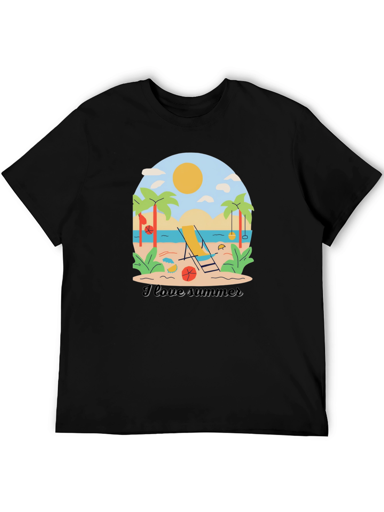 I Love Summer Graphic T-Shirt