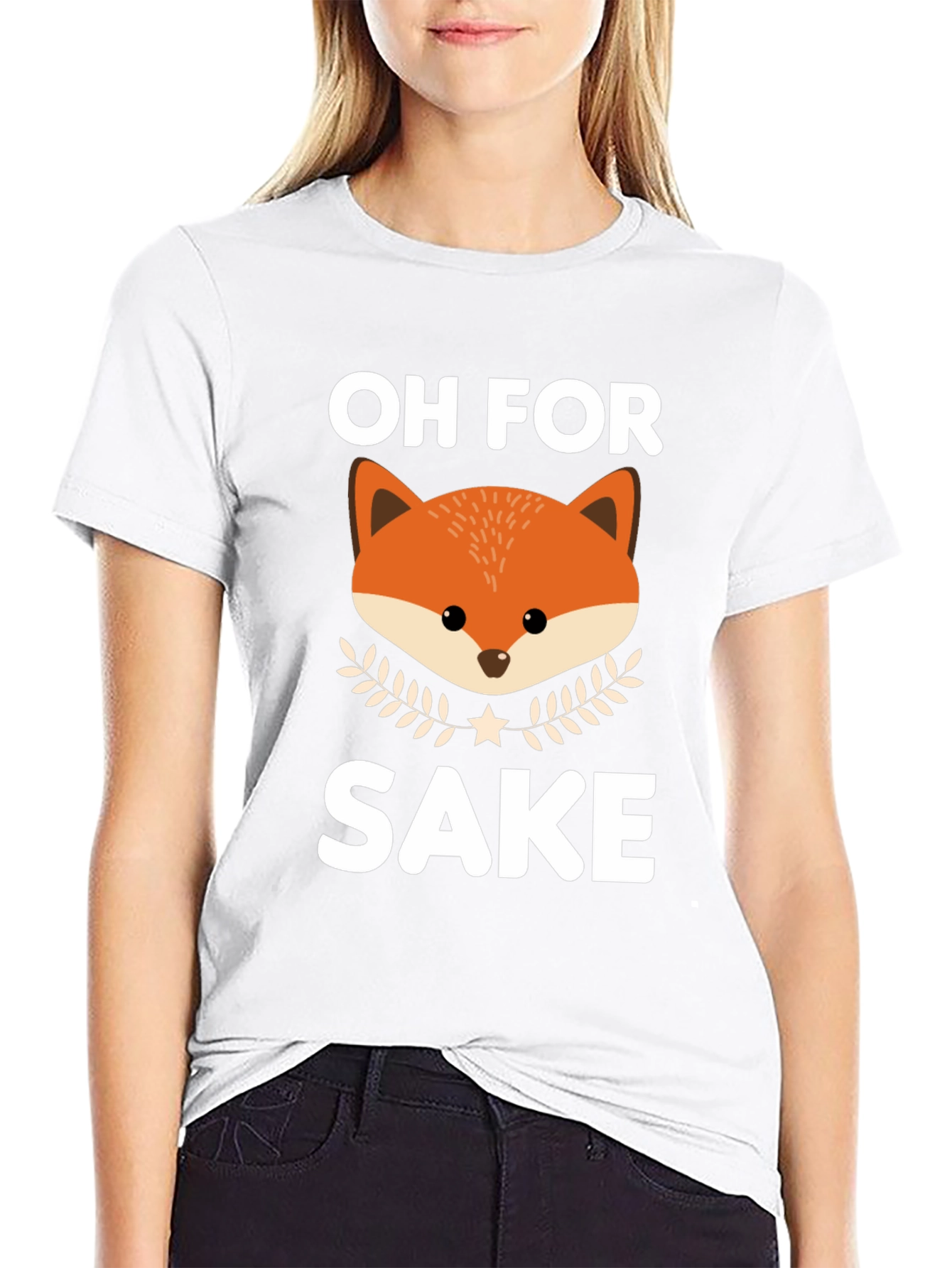 Oh For Fox Sake Funny Graphic T-Shirt