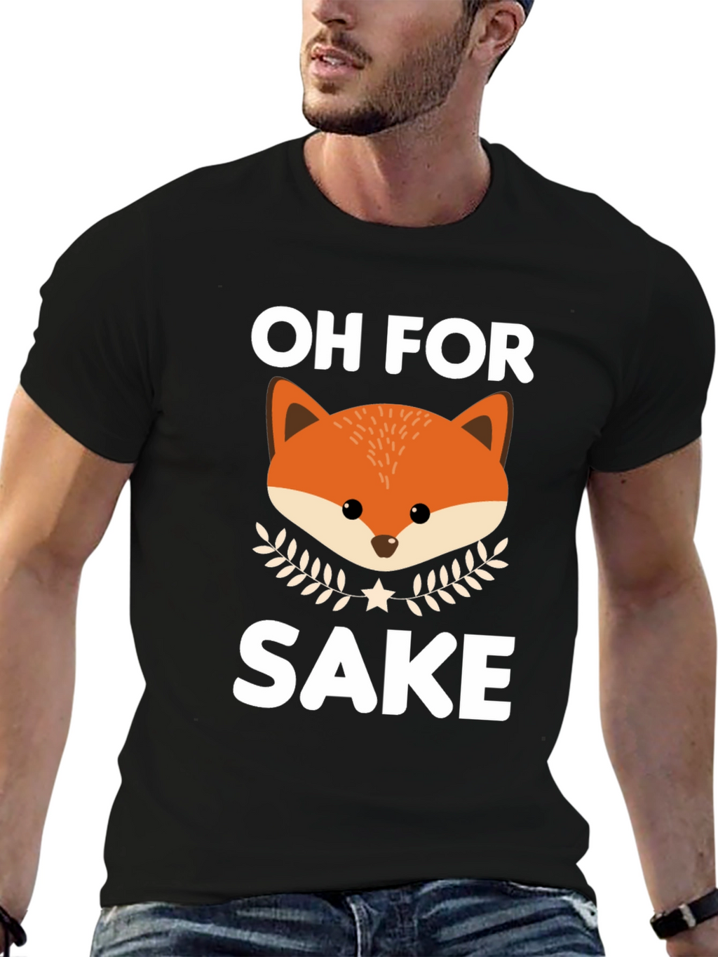 Oh For Fox Sake Funny Graphic T-Shirt