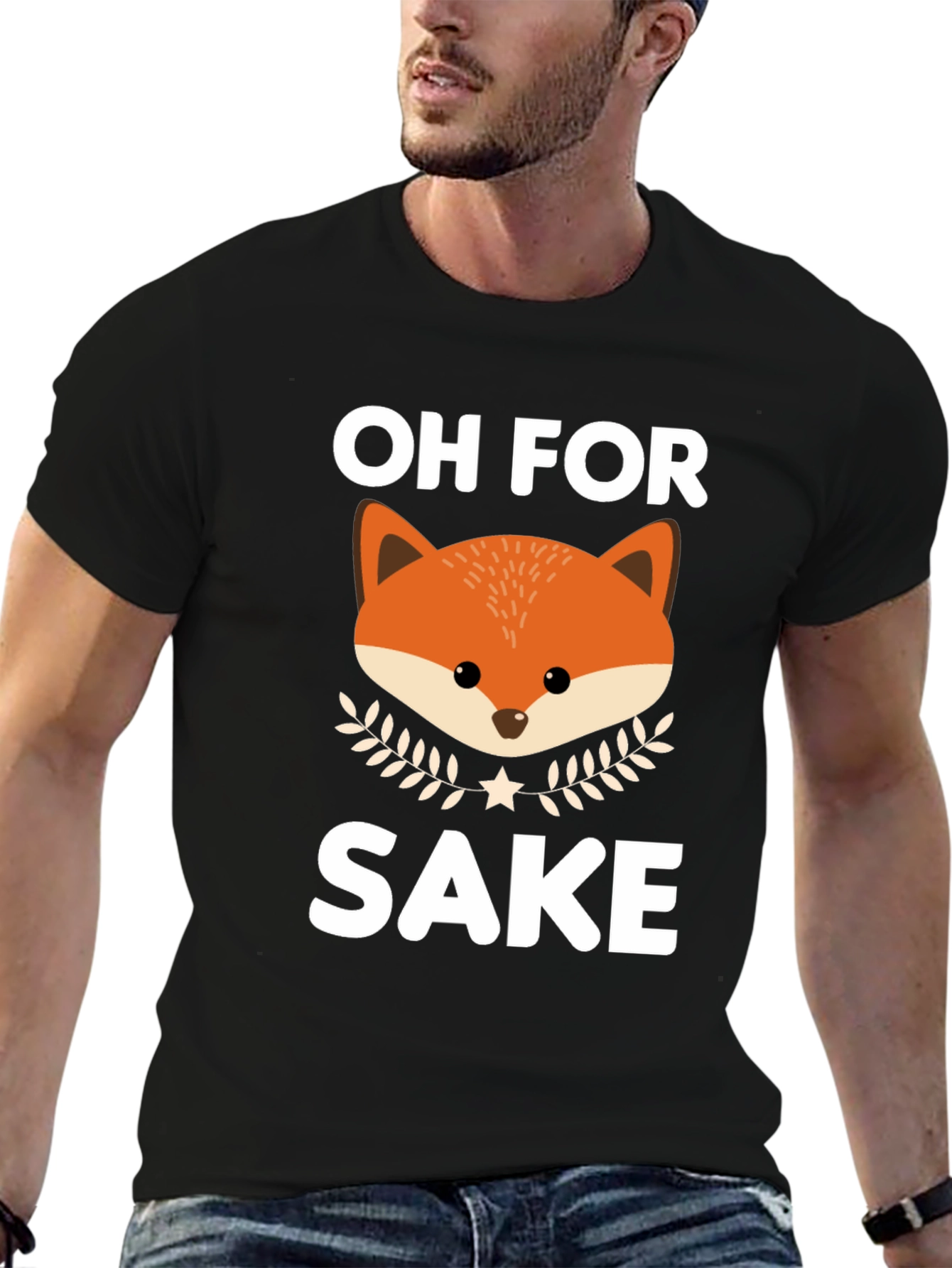 Oh For Fox Sake Funny Graphic T-Shirt