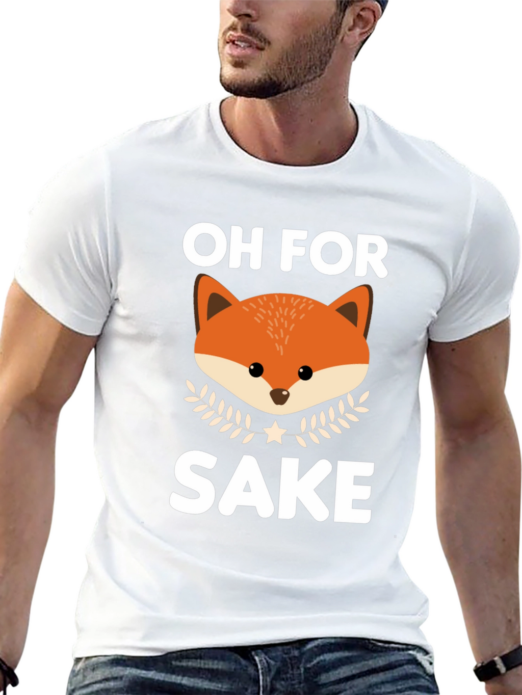 Oh For Fox Sake Funny Graphic T-Shirt