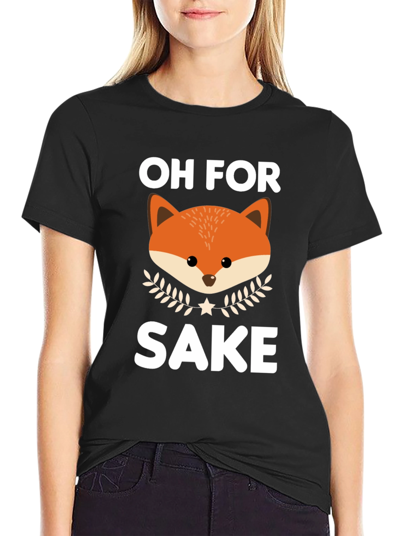 Oh For Fox Sake Funny Graphic T-Shirt