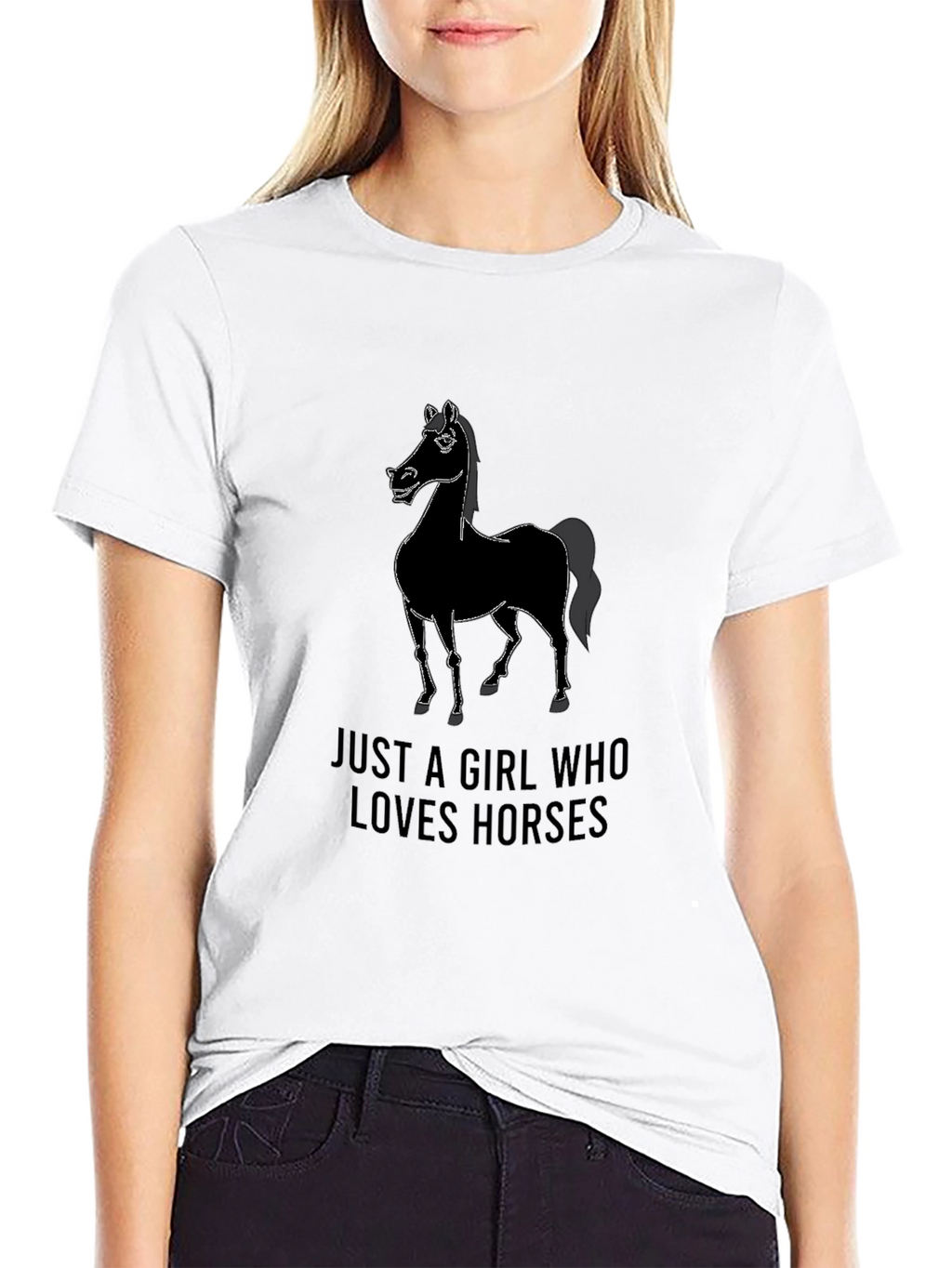 Just A Girl Who Loves Horses T-Shirt