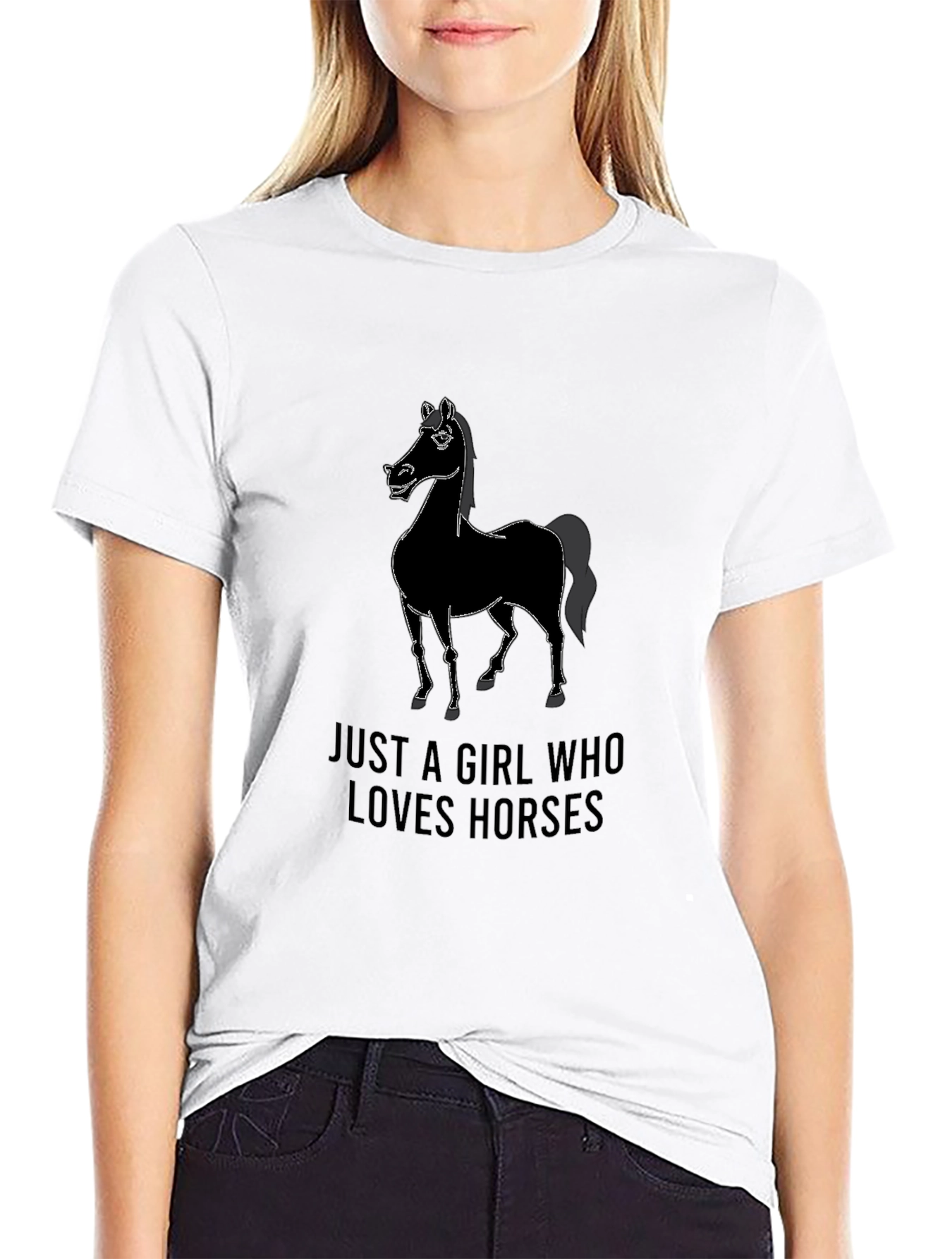 Just A Girl Who Loves Horses T-Shirt