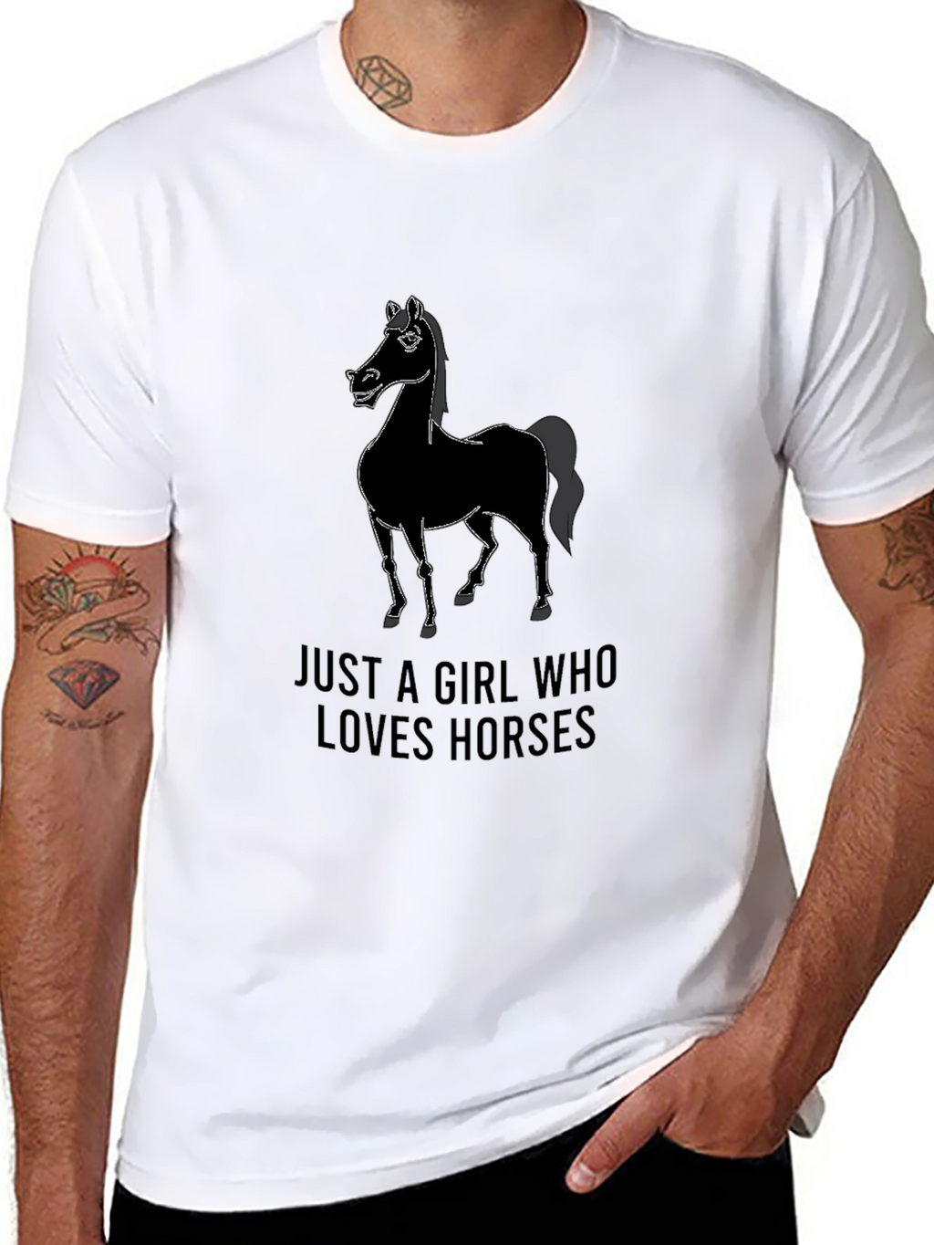 Just A Girl Who Loves Horses T-Shirt