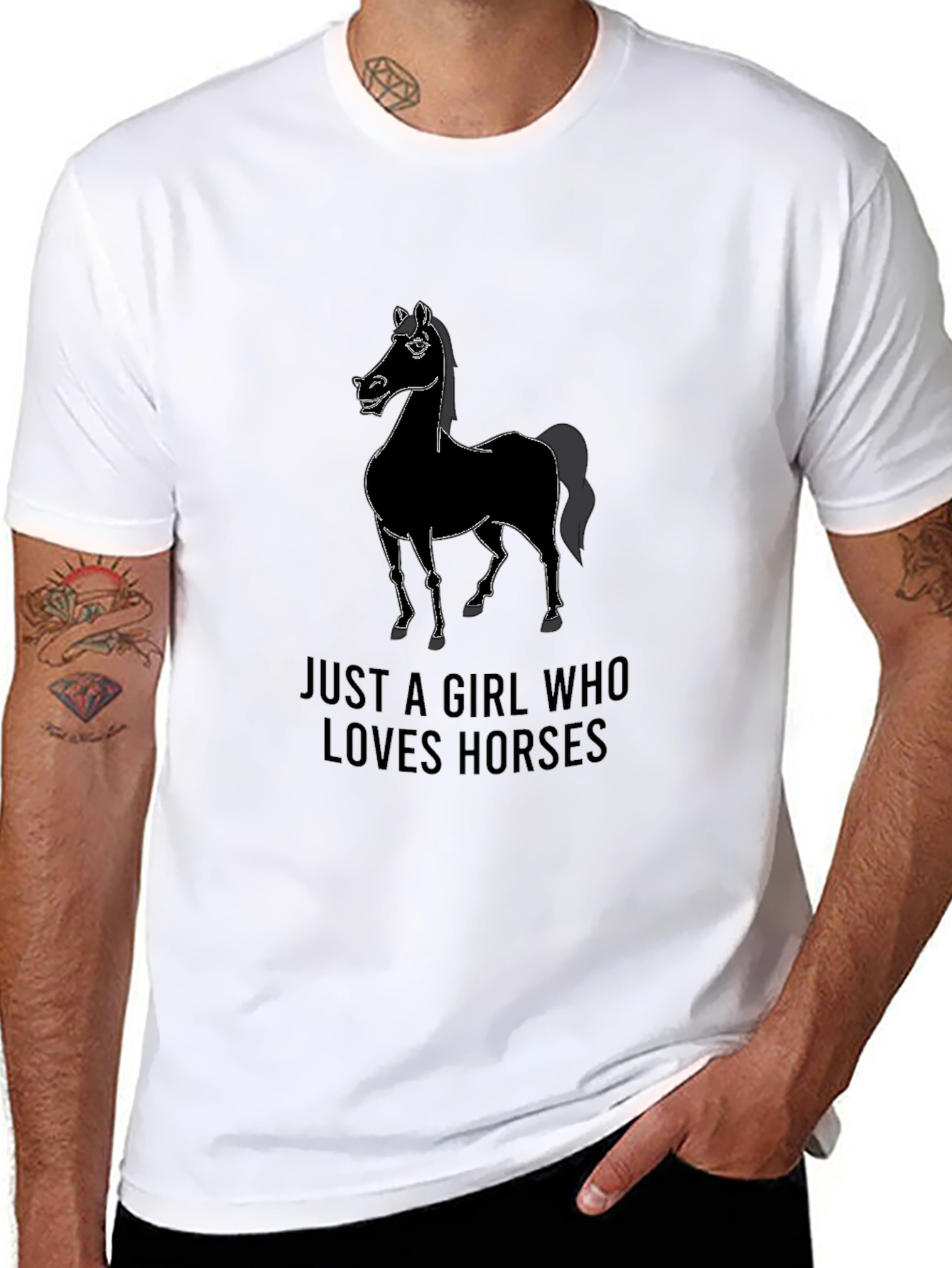 Just A Girl Who Loves Horses T-Shirt
