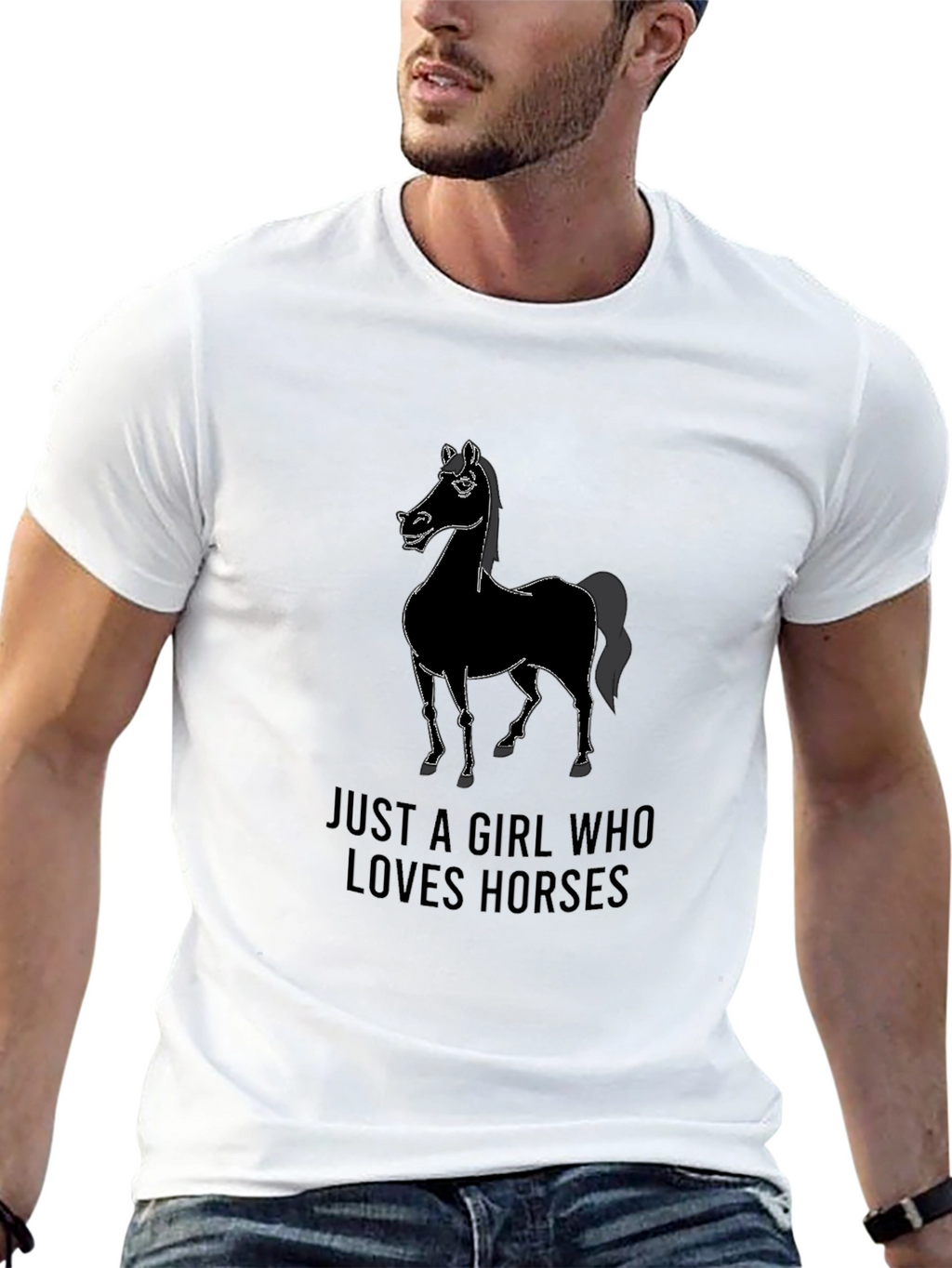Just A Girl Who Loves Horses T-Shirt