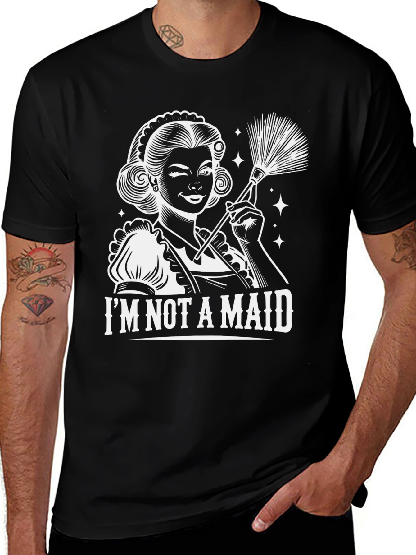 Im Not A Maid Graphic Tee