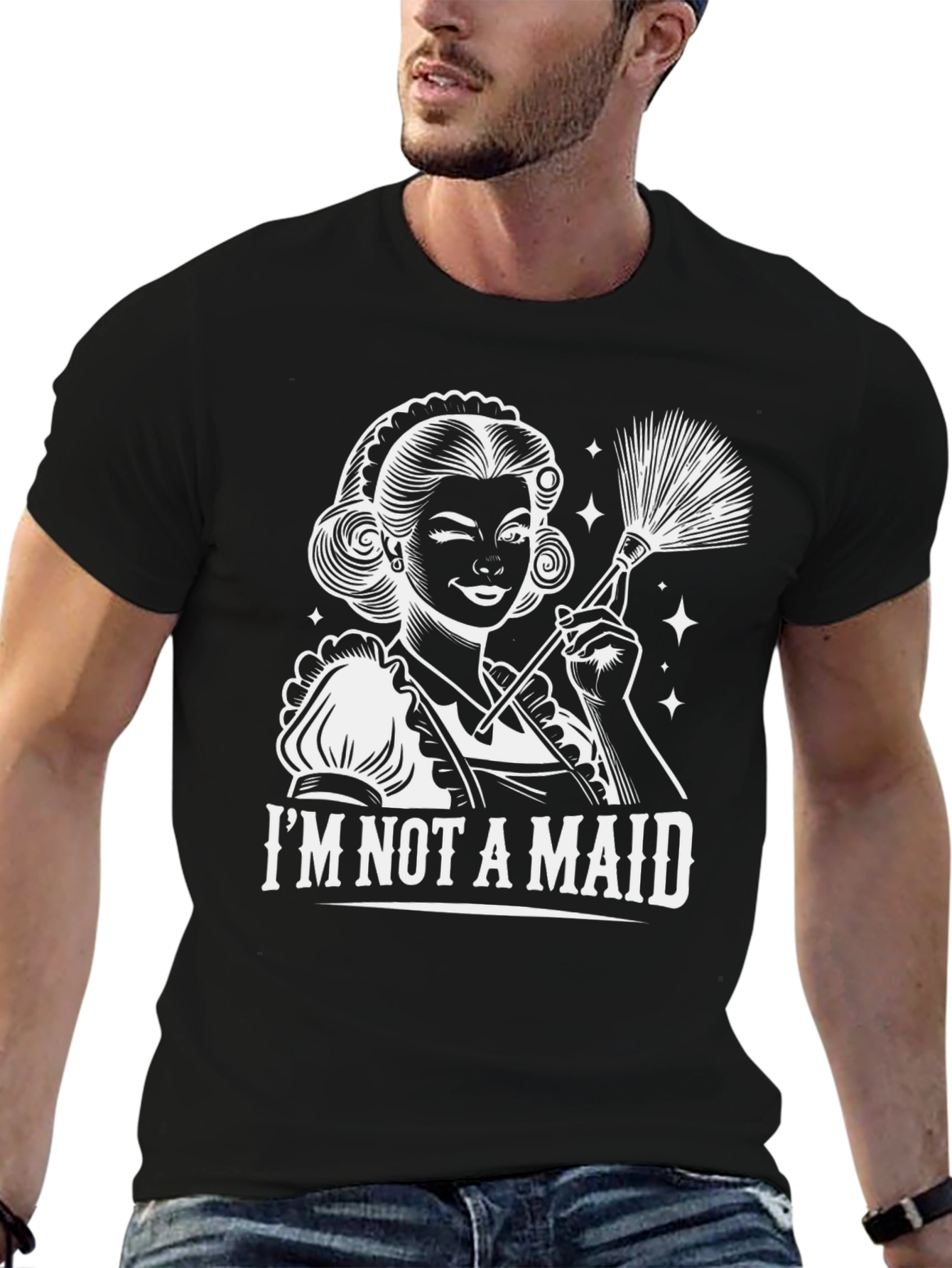 Im Not A Maid Graphic Tee