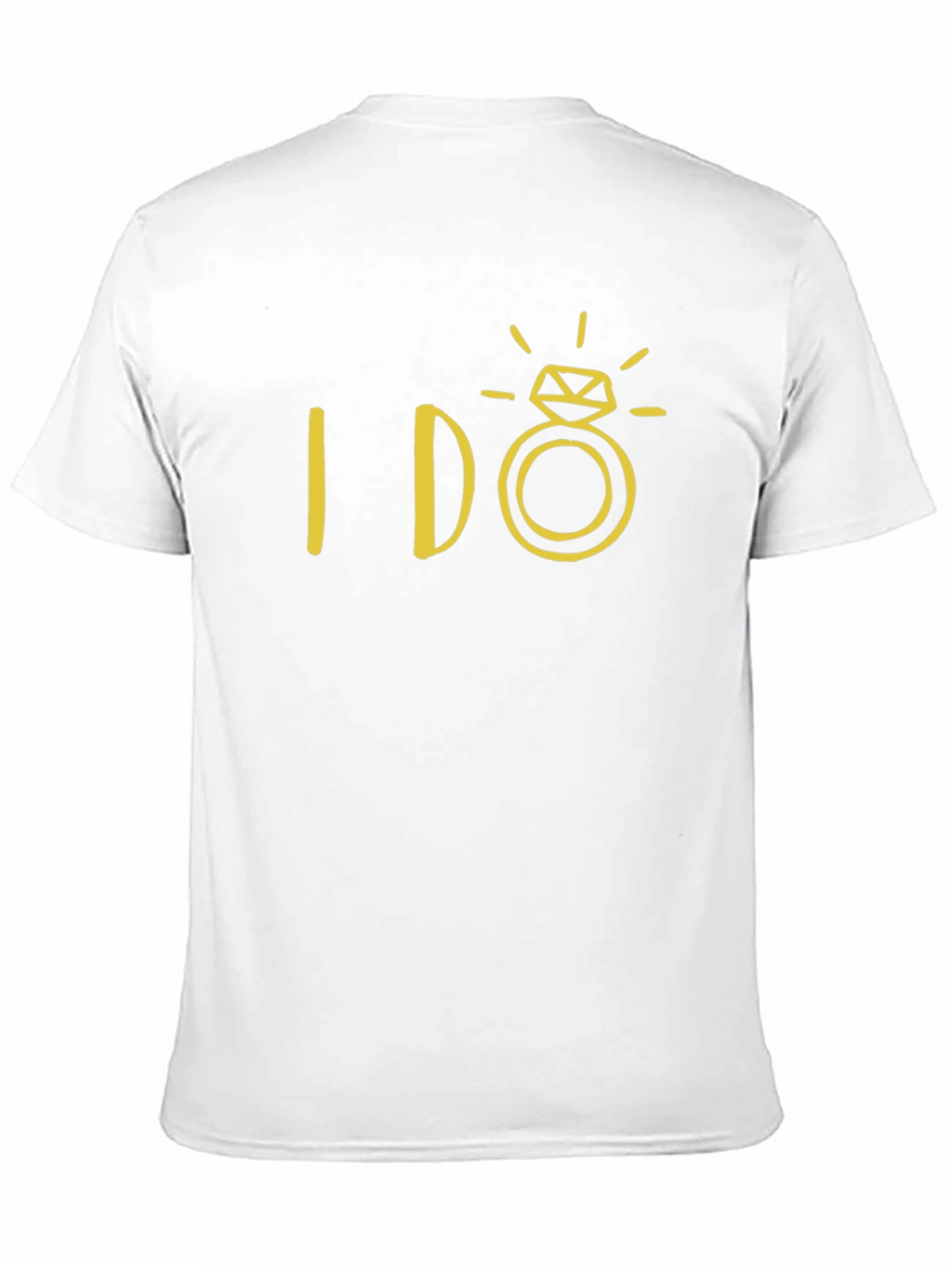 I DO Ring Graphic Tee - Mens Black T-Shirt
