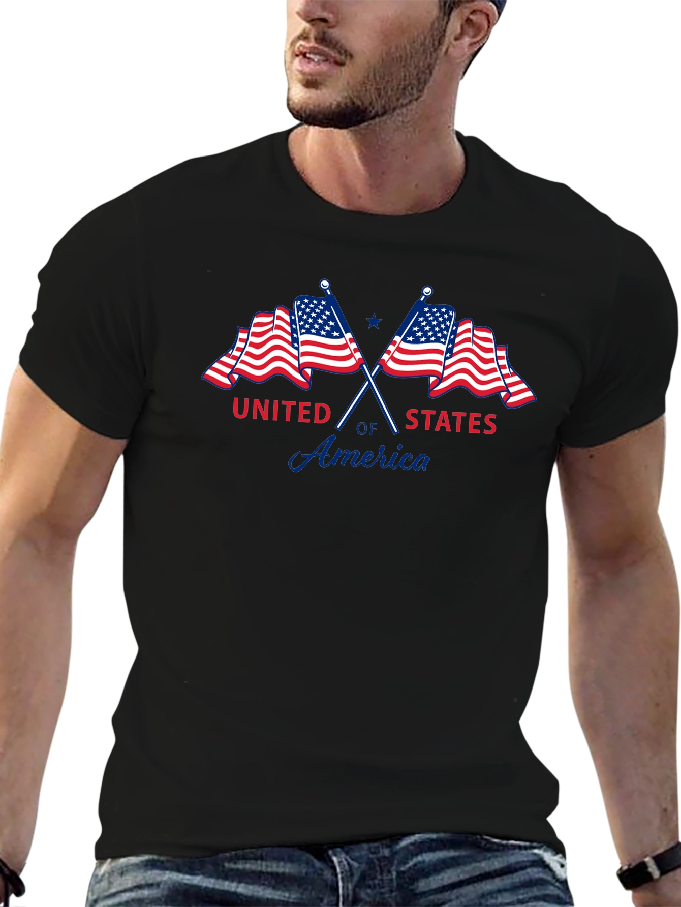 USA Flag T-Shirt - Patriotic Pride