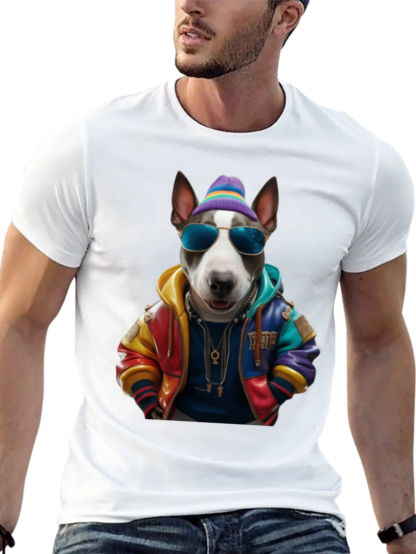 Cool Dog Graphic Tee