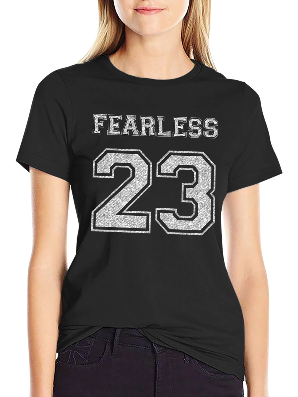Fearless 23 Graphic Tee - Black