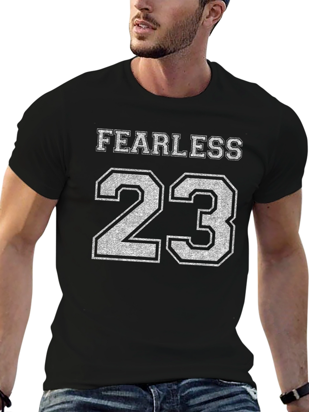 Fearless 23 Graphic Tee - Black