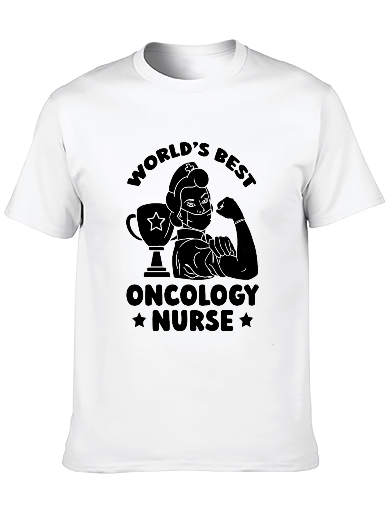 Worlds Best Oncology Nurse T-Shirt - Black