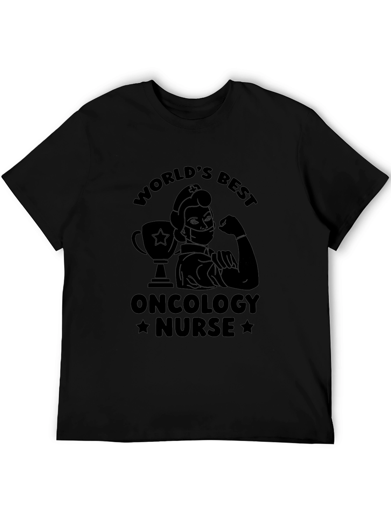 Worlds Best Oncology Nurse T-Shirt - Black